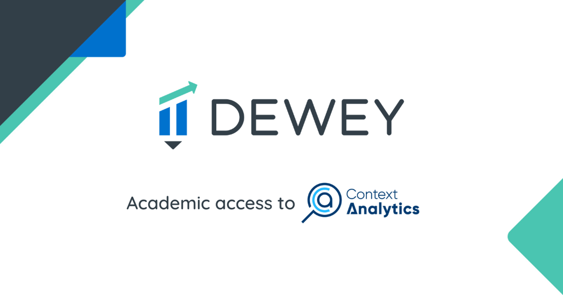 Dewey and Context Analytics are now partners.