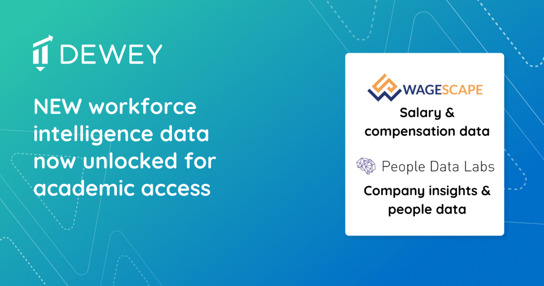 New workforce intelligence data now available